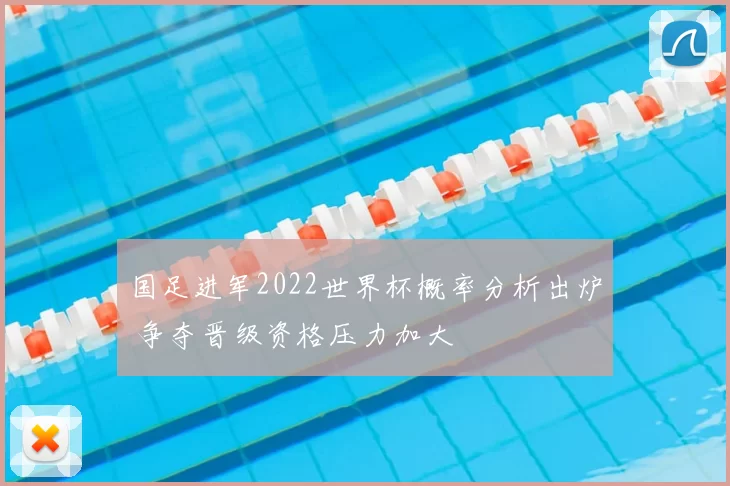 国足进军2022世界杯概率分析出炉 争夺晋级资格压力加大