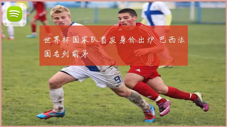 世界杯国家队首发身价出炉 巴西法国名列前茅