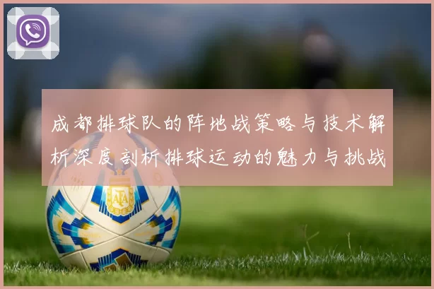 成都排球队的阵地战策略与技术解析深度剖析排球运动的魅力与挑战