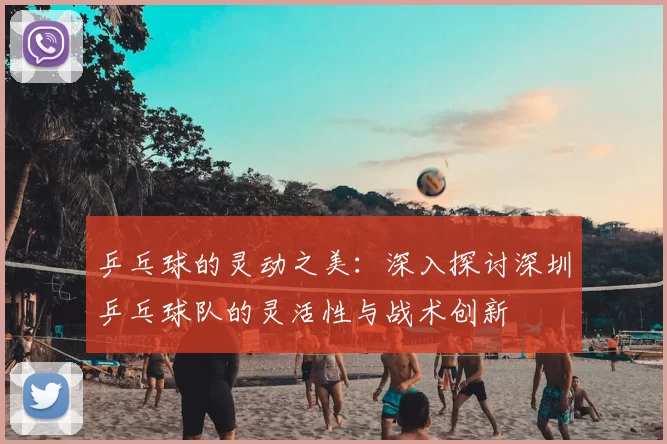 乒乓球的灵动之美：深入探讨深圳乒乓球队的灵活性与战术创新